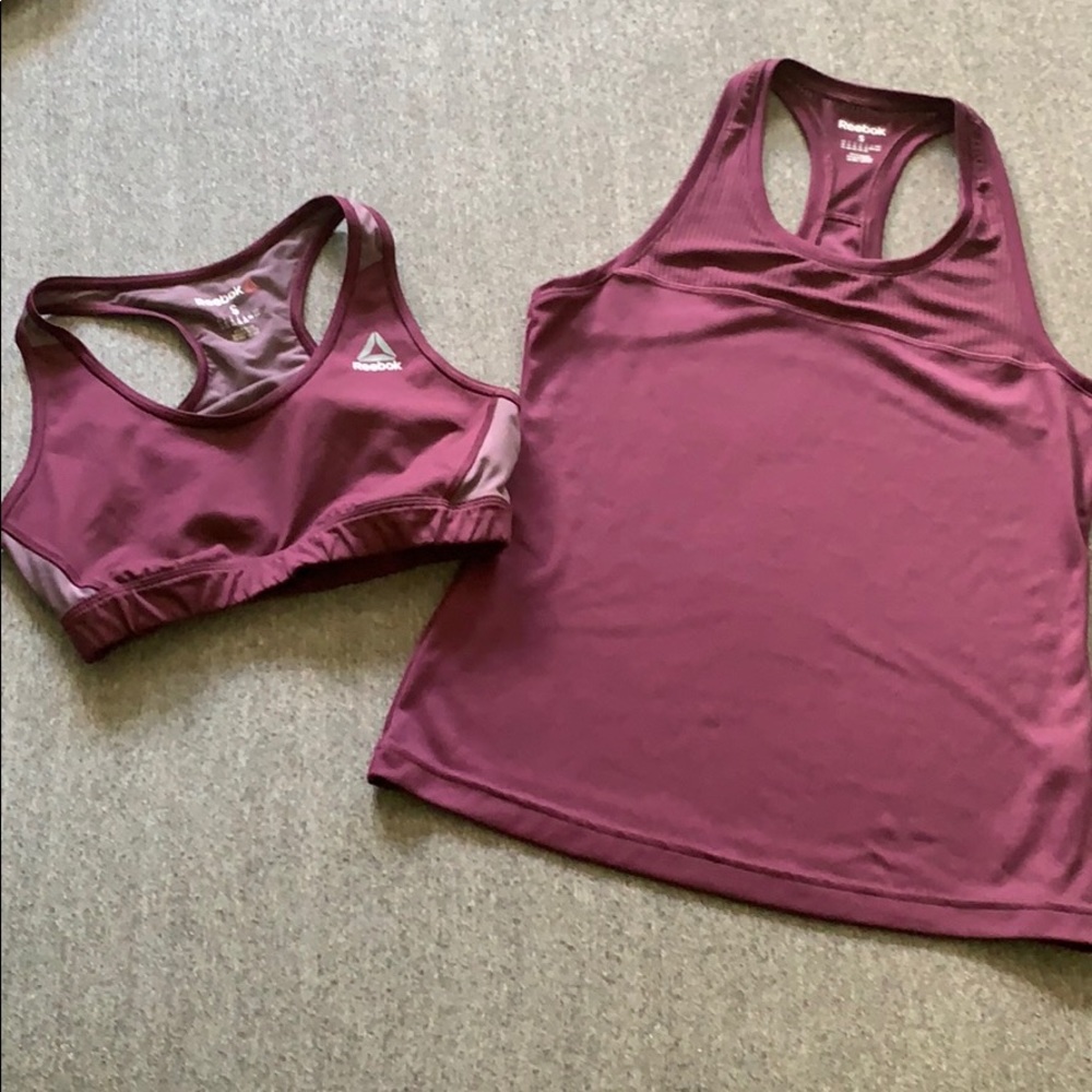 Reebok | matching sports bra & top set